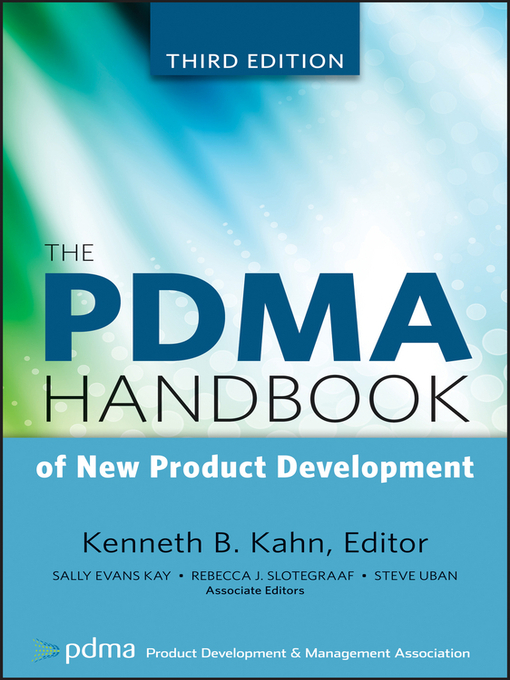 Title details for The PDMA Handbook of New Product Development by Kenneth B. Kahn - Available